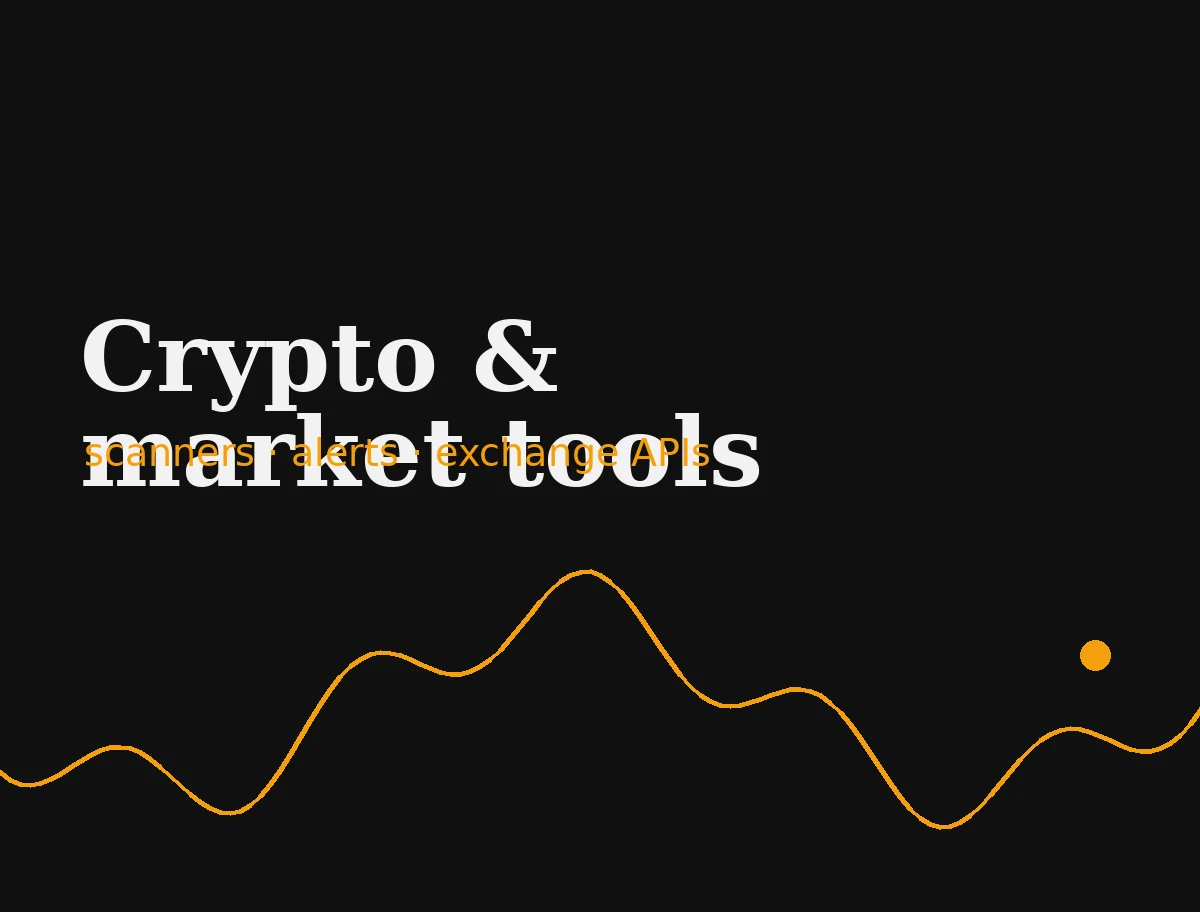 Crypto & market tools